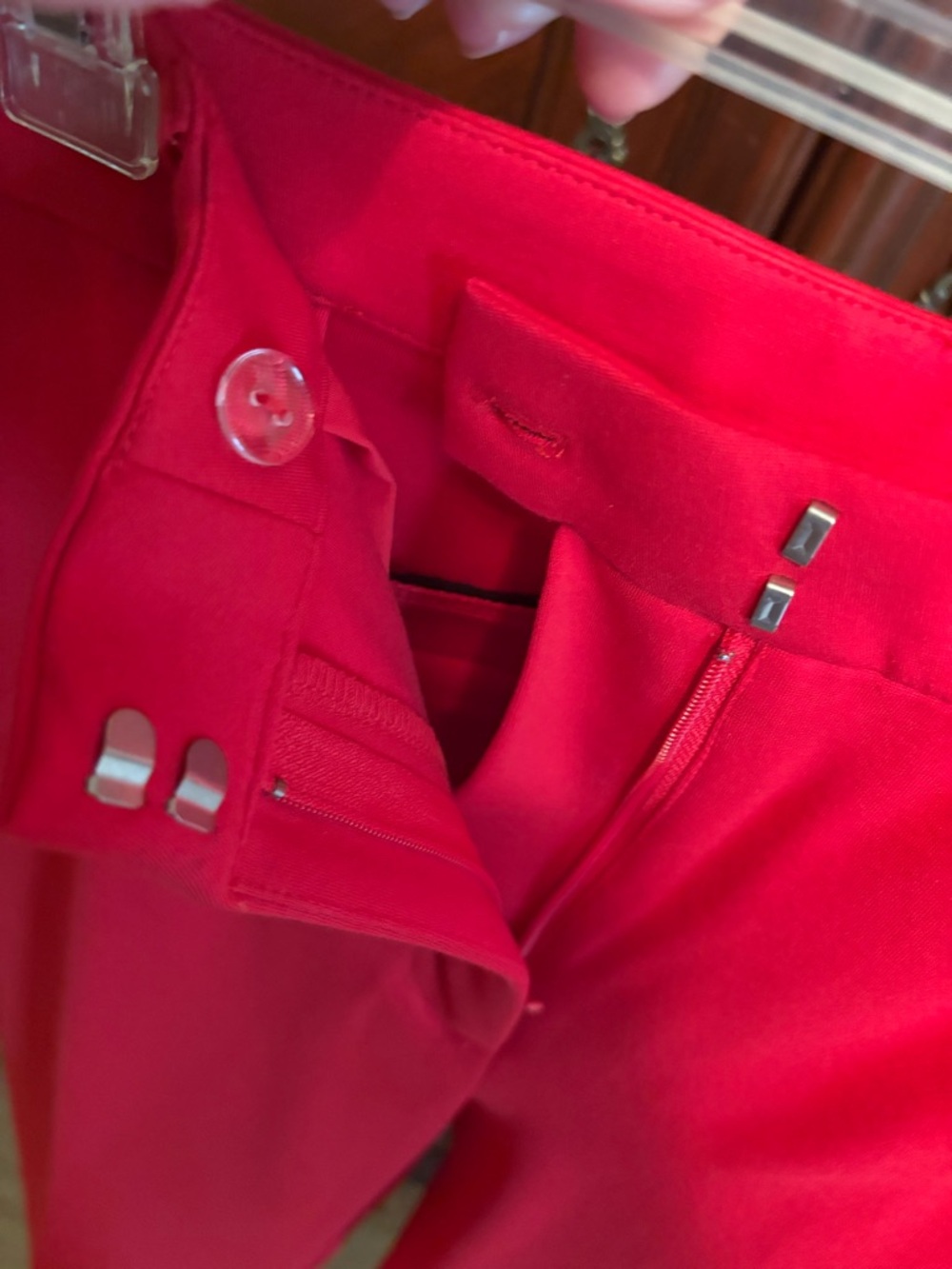 Ruby Rd. Vibrant Red Skinny Pants - Picture 3 of 4